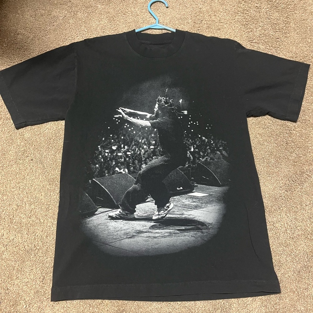 Y2k J Cole Dreamville Concert Graphic T-shirt Black Small (can Fit As A Medium)